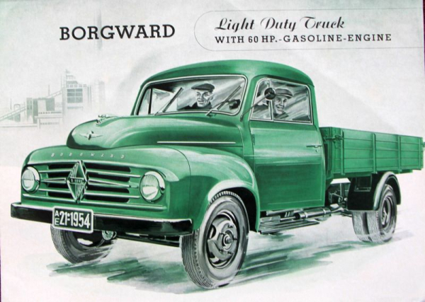Borgward 60 HP Light Duty Truck Modelprogram 1955 Truckbrochure (10056)